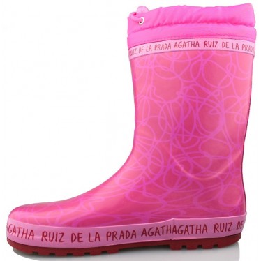 AGATHA RUIZ DE LA PRADA BOTA AGUA K  ROSA