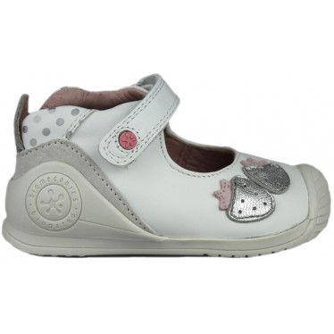 BIOMECANICS CASUAL PUNTERA BEBE FRESAS  BLANCO