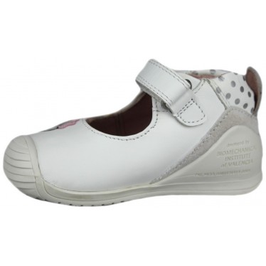 BIOMECANICS CASUAL PUNTERA BEBE FRESAS  BLANCO