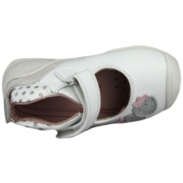 BIOMECANICS CASUAL PUNTERA BEBE FRESAS  BLANCO