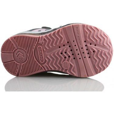 GEOX B DEPORTIVA CHICA LUCES FASHION  PLATA