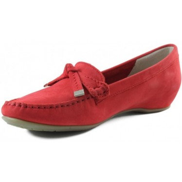 CALLAGHAN very comfortable moccasin woman  ROJO