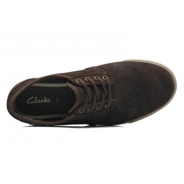 CLARKS TORBAY LACE  BROWN