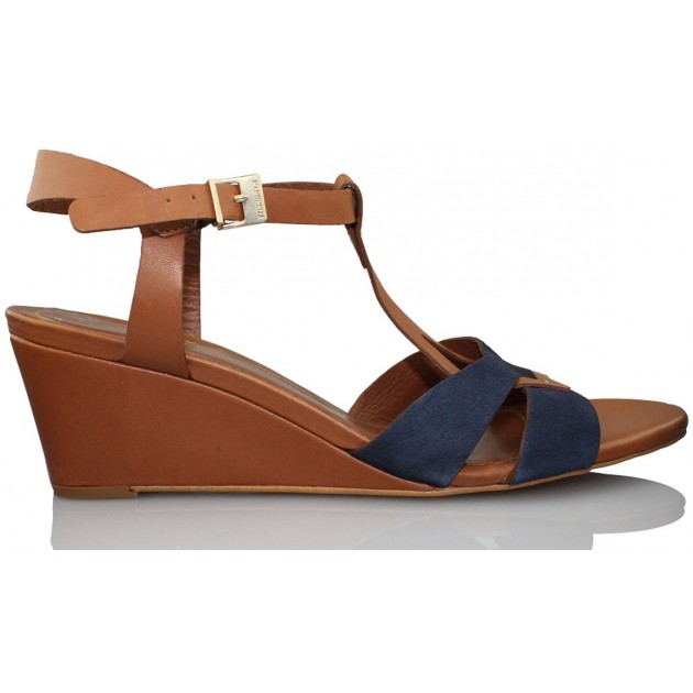 MARTINELLI ZAPATO CUÑA NUT AZUL