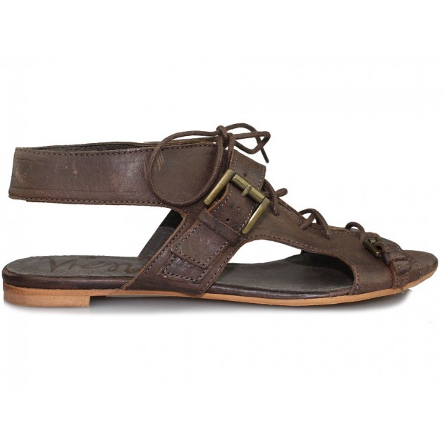 VIENTY SANDALIA BLUCHER MARRON