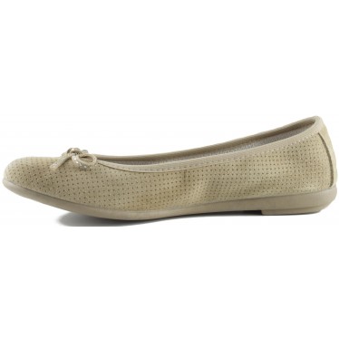 VULLADI SERRAJE MANOLETINAS COMODAS MUJER  BEIGE