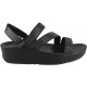 FITFLOP CRYSTALL Z STRAP SANDAL  NEGRO