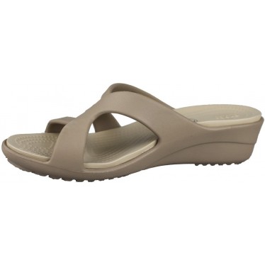 CROCS SANRAH STRAPPY  BEIGE