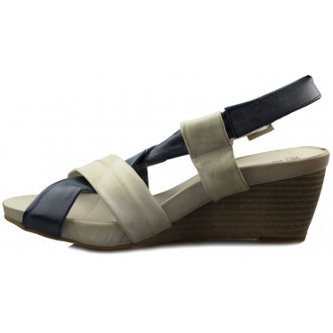 Woman wedge sandal PAKER  AZUL