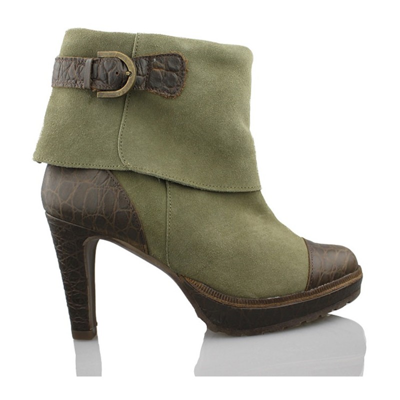 Vienty booty elegant heel  VERDE