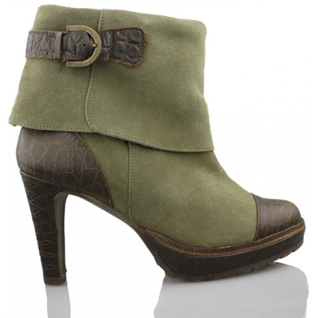 Vienty booty elegant heel VERDE