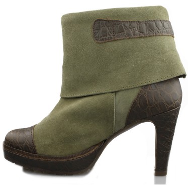 Vienty booty elegant heel  VERDE