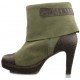 Vienty booty elegant heel  VERDE