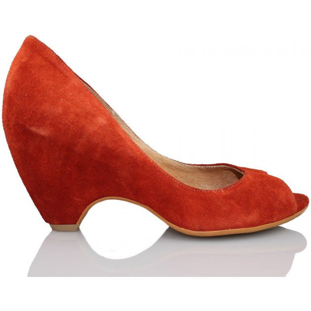 Vienty floral shoe room ROJO