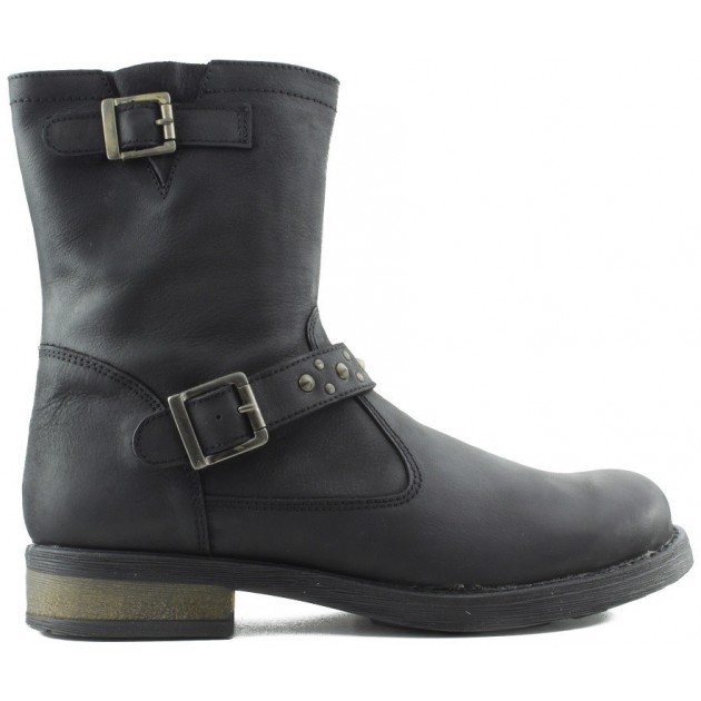 ACEBOS casual short boot NEGRO