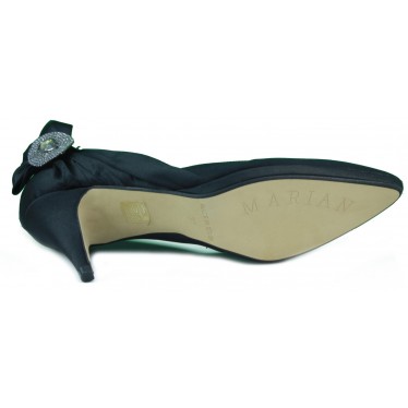 MARIAN party satin shoe woman  NEGRO