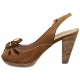 Cafe Noir cuoio heel  MARRON