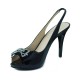 GUESS woman shoe heel open  NEGRO