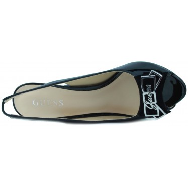 GUESS woman shoe heel open  NEGRO