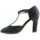 MUSTANG closed toe shoe heel  NEGRO