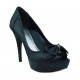 GUESS woman shoe salon elegant high heels  NEGRO
