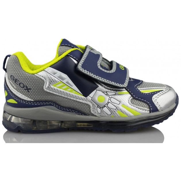 GEOX B A TEXT SYNT LIGHTS GRIS