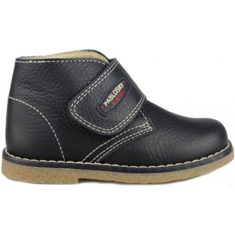 Pablosky boot child velcro  AZUL