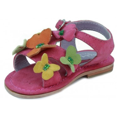 OCA LOCA nubuck sandal girl  FUXIA