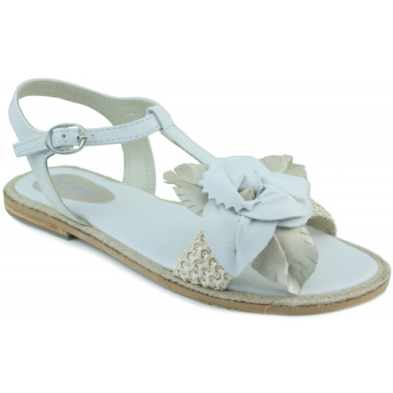 OCA LOCA sandal to raffia  BLANCO