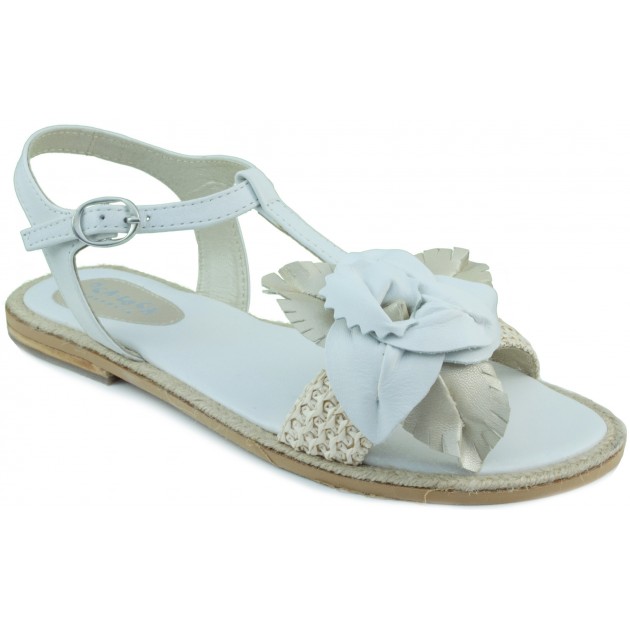 OCA LOCA sandal to raffia BLANCO