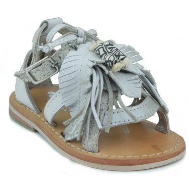 OCA LOCA leather sandal baby girl  BLANCO