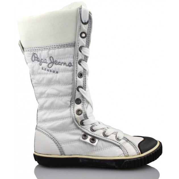 PEPE JEANS modern boot tall girl BLANCO