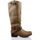 MUSTANG women boot high  MARRON