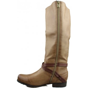 MUSTANG women boot high  MARRON