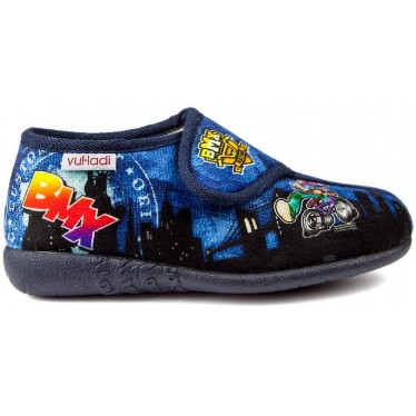 ZAPATILLAS CASA NIÑO VULLADI BICIS BMX  AZUL