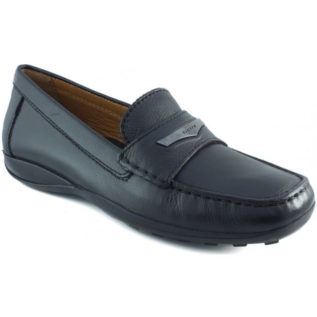 GEOX women moccasin model euro2 NEGRO