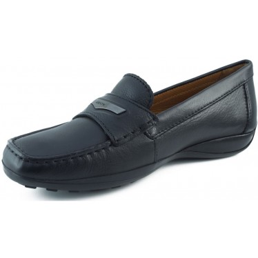GEOX women moccasin model euro2  NEGRO