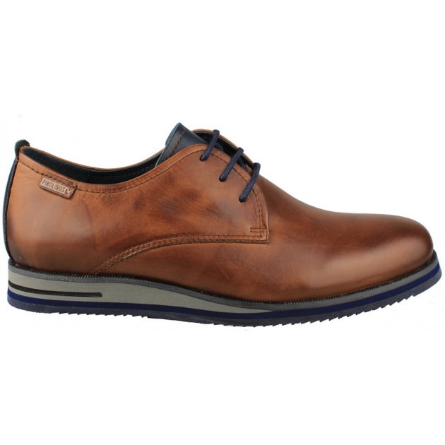 PIKOLINOS LEON SHOES CASUAL MEN LEATHER 4106 CUERO