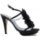 ANG ALARCON SATIN PARTY SHOES  NEGRO