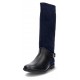 GARVALIN engraved suede boot girl  AZUL