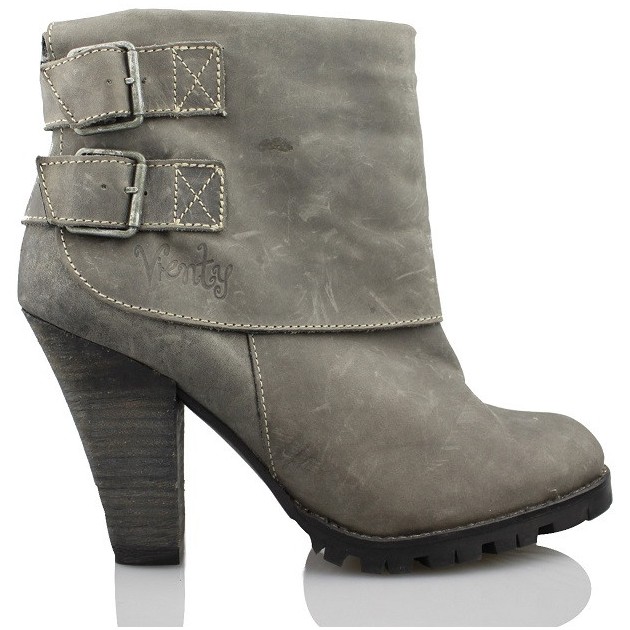 Vienty booty woman buckles GRIS