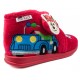 HOUSE SLIPPERS VULLADI NIÑO DOG SQUAD  ROJO