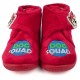 HOUSE SLIPPERS VULLADI NIÑO DOG SQUAD  ROJO