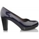 KROC patent leather shoe salon  AZUL