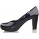 KROC patent leather shoe salon  AZUL