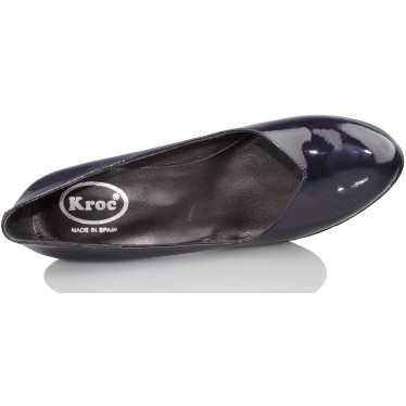 KROC patent leather shoe salon  AZUL