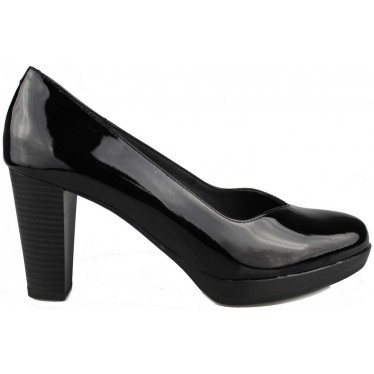 KROC patent leather shoe salon  NEGRO