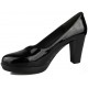 KROC patent leather shoe salon  NEGRO