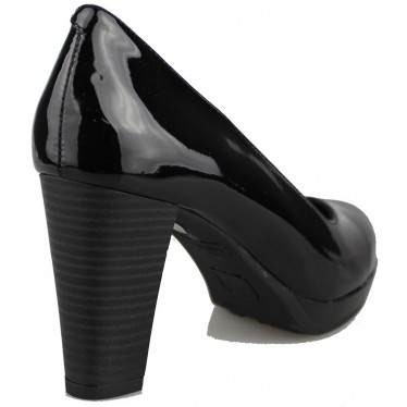 KROC patent leather shoe salon  NEGRO