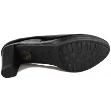 KROC patent leather shoe salon  NEGRO